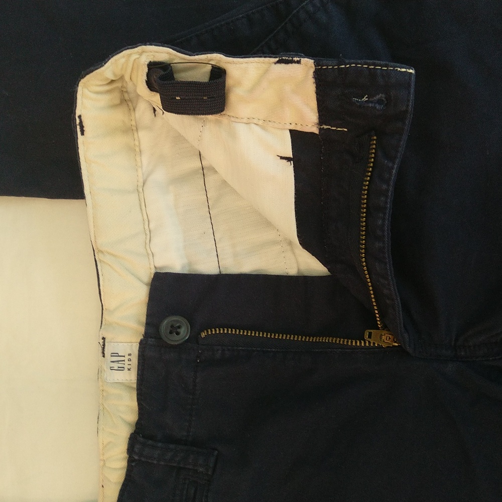 GAP Kids Navy Casual Pants Boys Size 14 Regular - Picture 3 of 12
